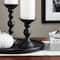 12 Pack: 6" Black Metal Pillar Candle Holder by Ashland®